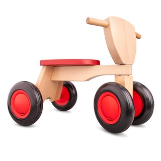 Wooden Trike - Road Star - Red